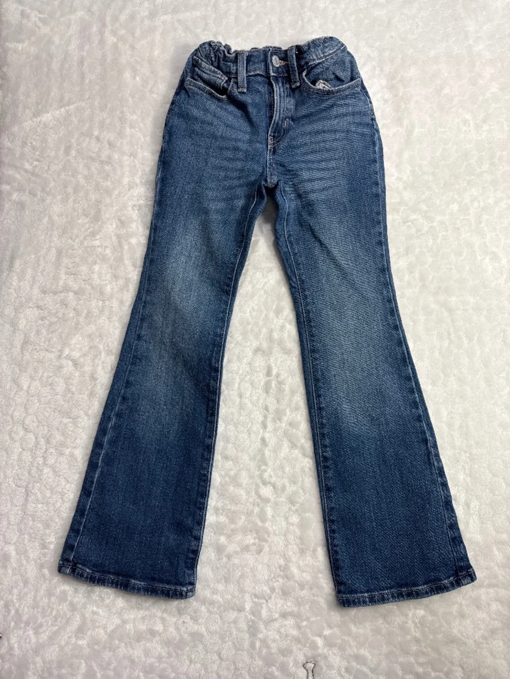 Old Navy Jeans High Rise Flare Blue Denim Girls Size 10